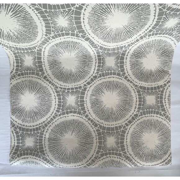 1 Roll of Scion Melinki Wall Paper Tree Circles No 110251 Beige/Gray NEW - Picture 6 of 12
